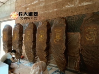 峽谷雕塑以完成等待客戶確認.