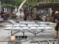 玻璃鋼砂巖雕塑制作中