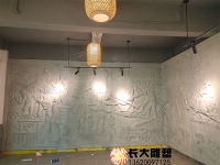 東莞長大玻璃鋼鄉村田園浮雕雕塑